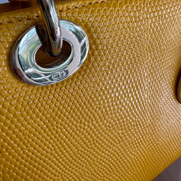Christian Dior exotic lizard skin Lady Dior handbag. New color never used, boxed - Picture 10 of 16